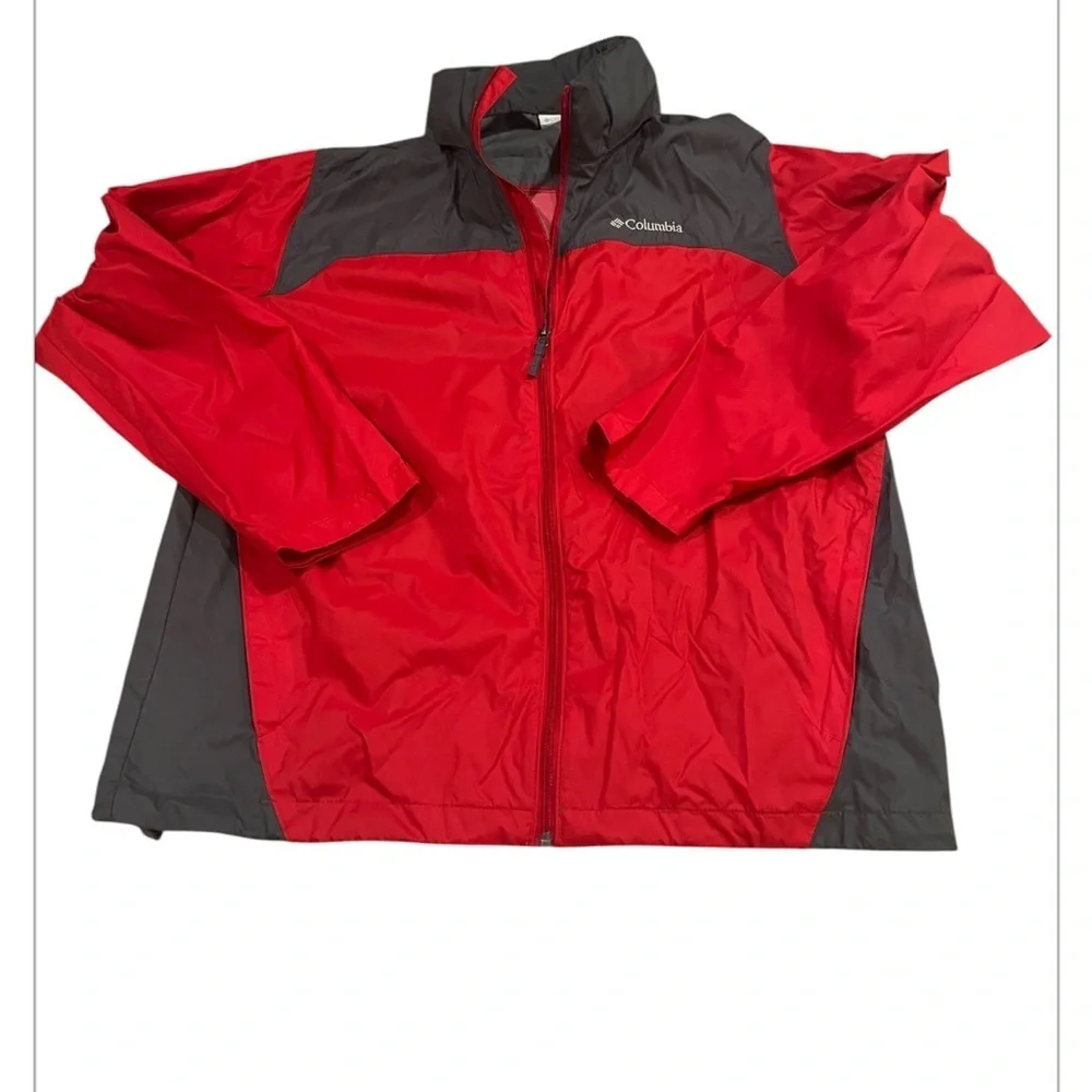 Columbia Bold Red and Charcoal Jacket, Large